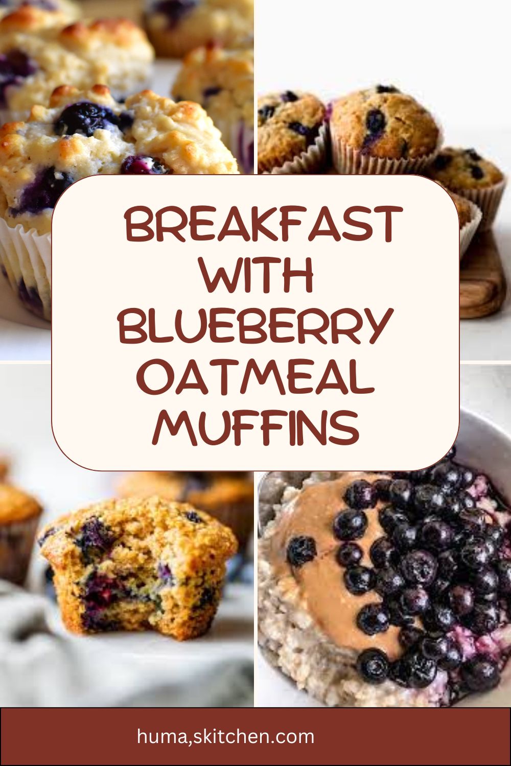  Breakfast with Blueberry Oatmeal Muffins