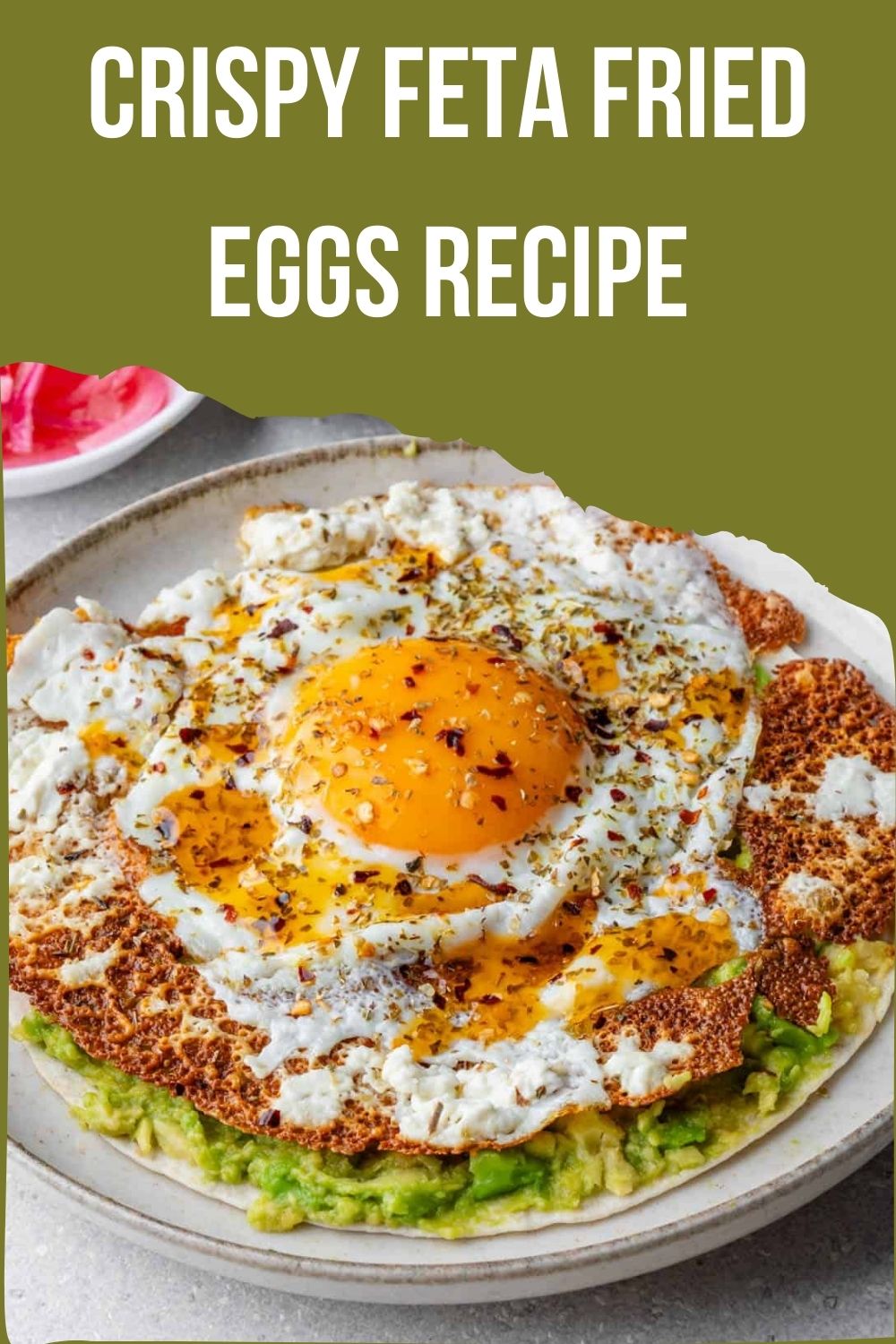 Crispy Feta Fried Eggs Recipe