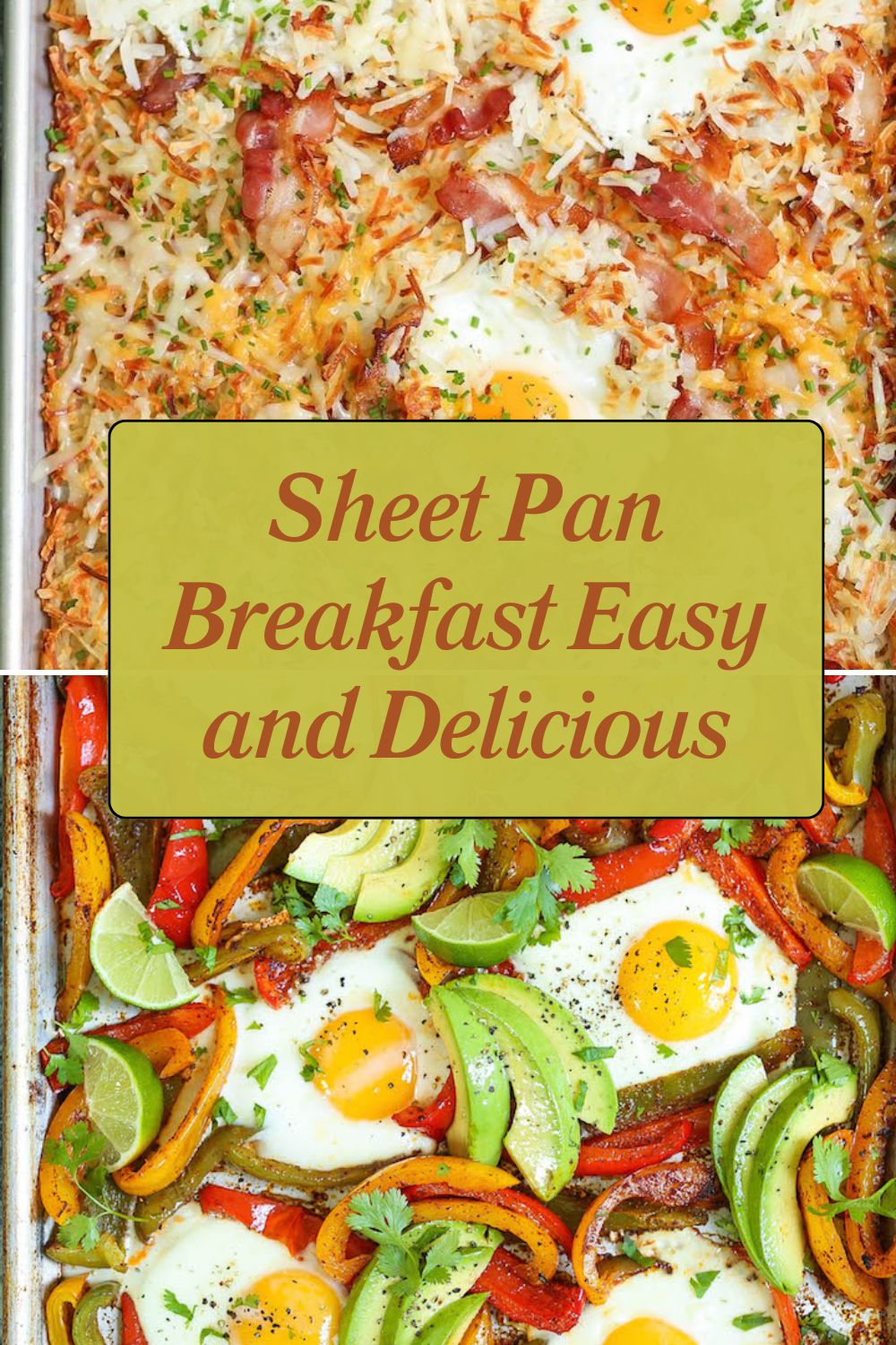 Sheet Pan Breakfast Easy and Delicious