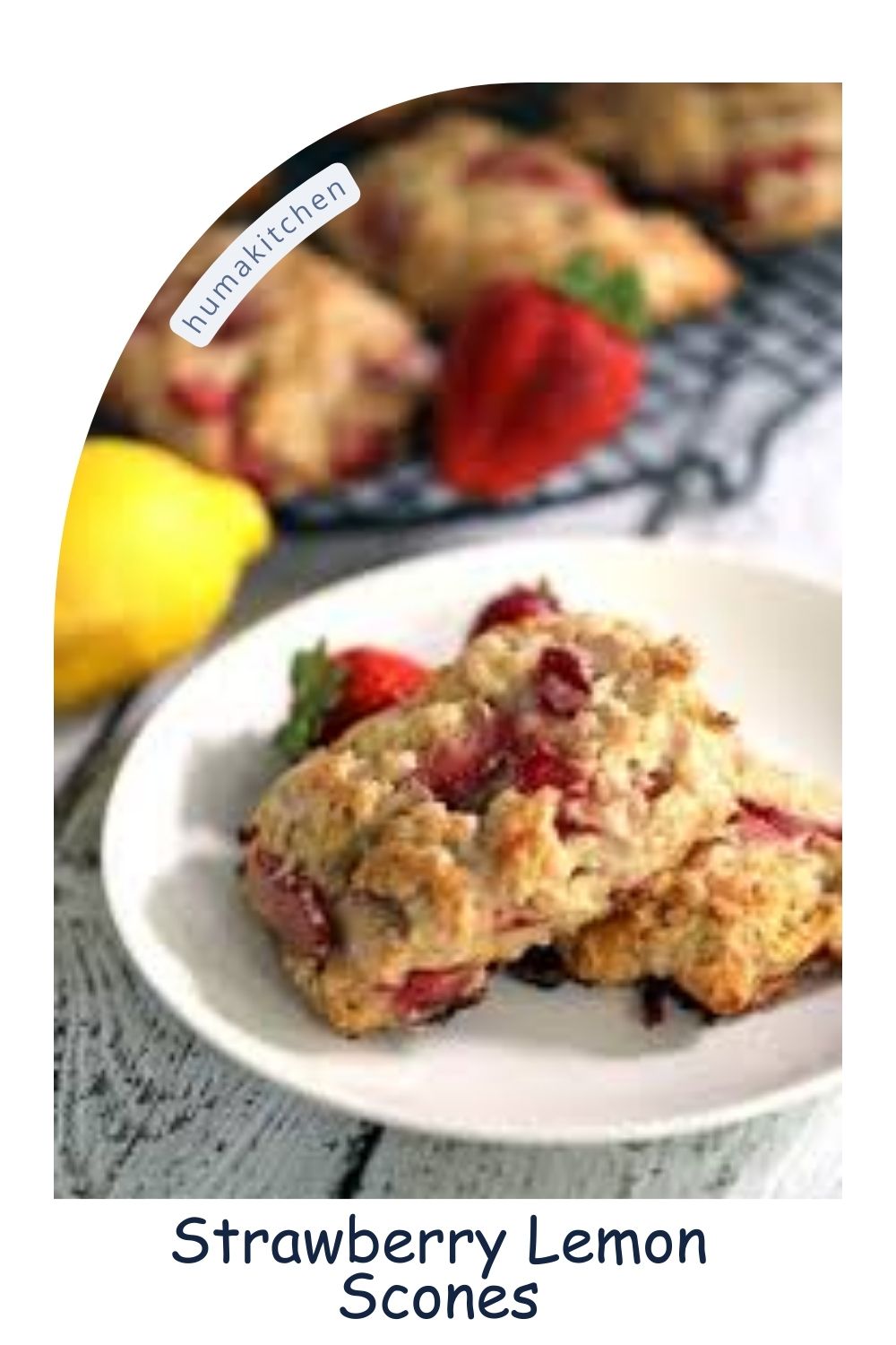 Strawberry Lemon Scones