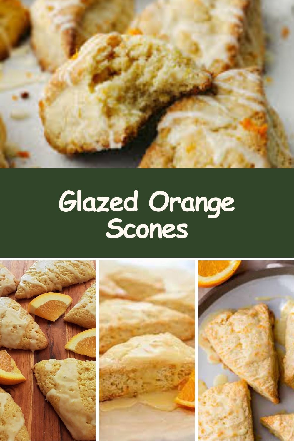 Glazed Orange Scones