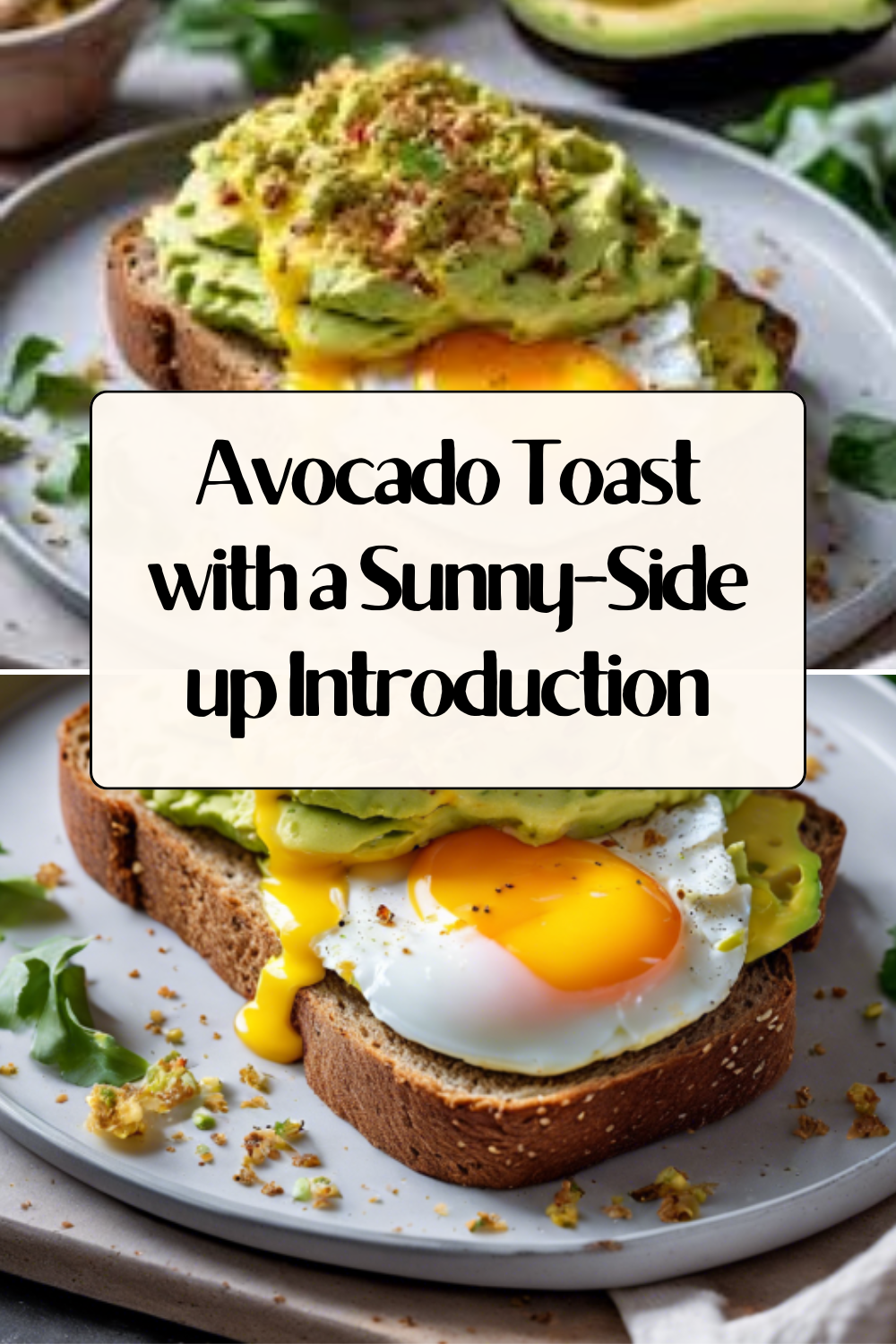 Avocado Toast with a Sunny-Side up Introduction